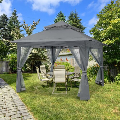 13 Ft. W x 13 Ft. D Steel Patio Gazebo